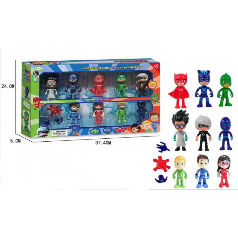 Игровой набор Герои в масках W8112, 9 фигурок в наборе