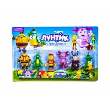 Игровой набор Лунтик 578130, 6 фигурок в наборе