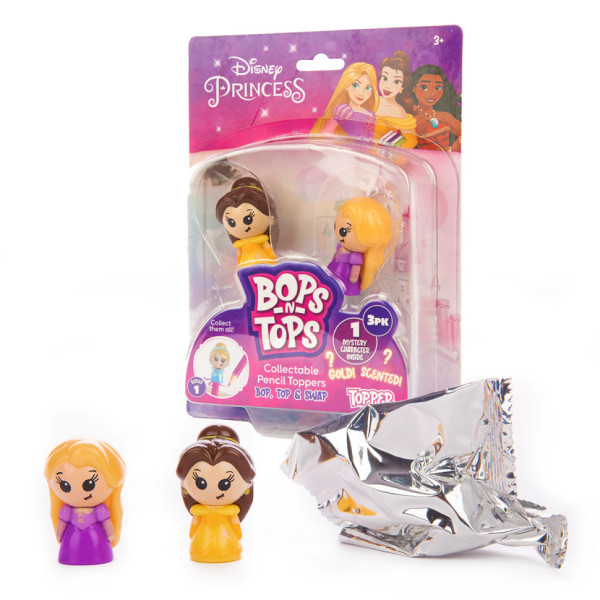 Набір колекційних фігурок-топерів Принцеси Дісней Sambro DSP20-3980-KV-FO серії "Bop n Tops" (DSP20-3980-KV-FO)