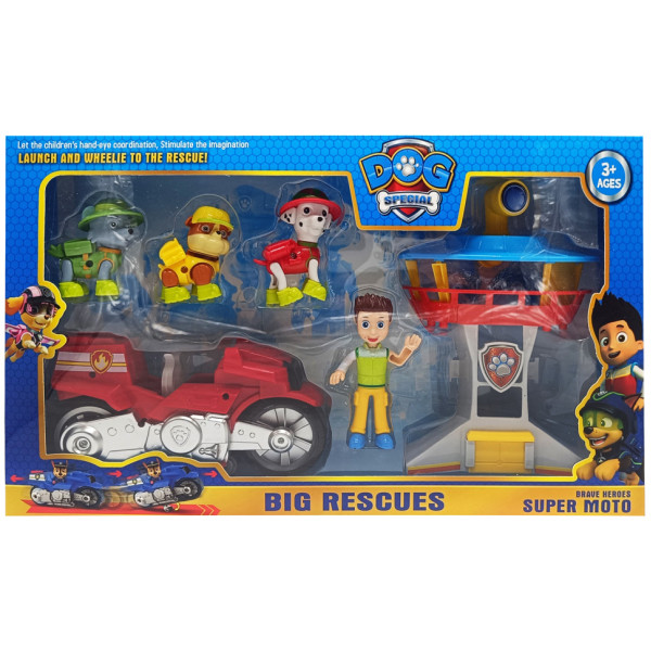 Набір героїв «Щенячий патруль» PB9905(Red) фігурки з аксесуарами (PB9905(Red))
