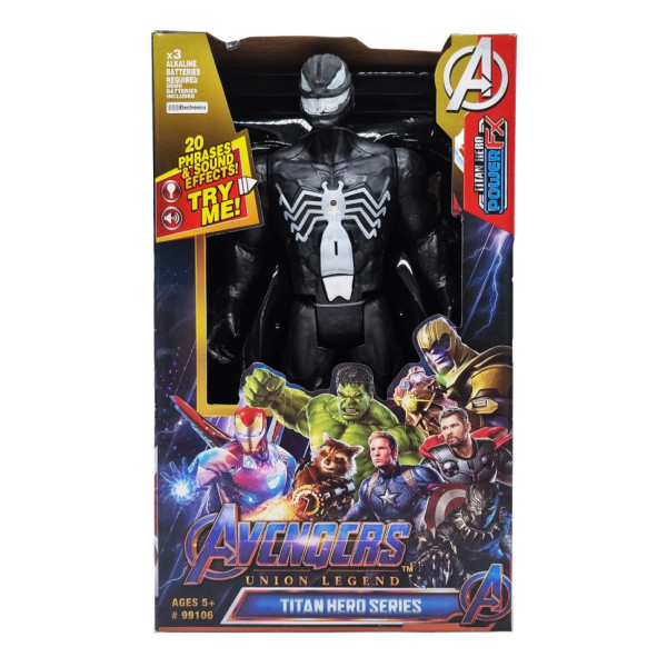 Ігрова фігурка Марвел Bambi 99106 зі світлом та звуком Веном (99106-9)