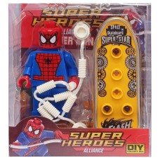 Дитячий ігровий конструктор-фігурка "Людина Павук" 2017-2(Spider man)
