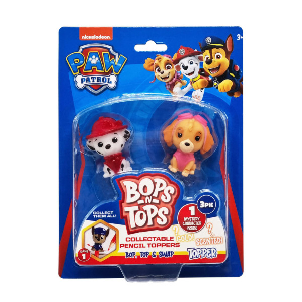 Набір колекційних фігурок-топерів Щенячий патруль Sambro PWP20-3980-KV-FO-2 серії "Bop n Tops" (PWP20-3980-KV-FO-2)
