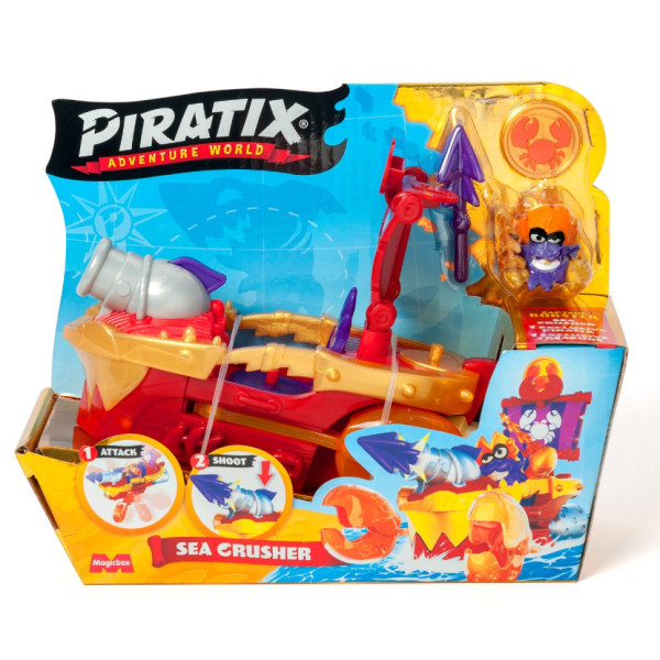 Дитячий іграшковий набір з фігурками "Піратський корабель Морський Громовержець" PIRATIX PPXSP114IN20 (PPXSP114IN20)