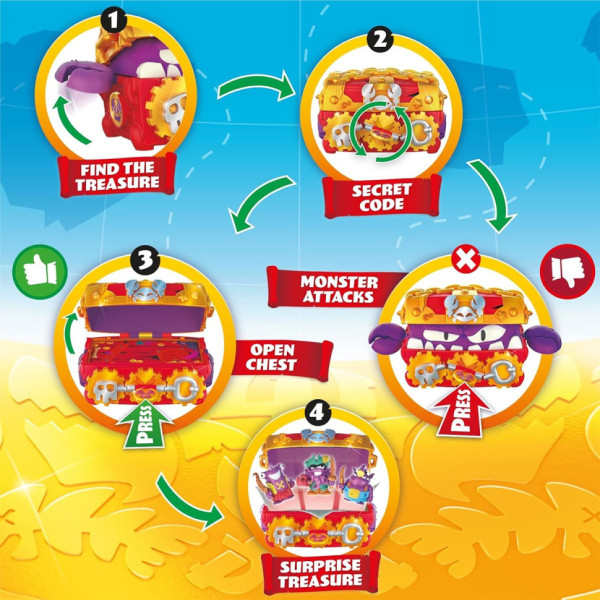 Дитячий іграшковий набір з фігурками "Скриня зі скарбами" PIRATIX PPXSP116IN00 (PPXSP116IN00)