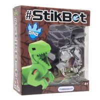 Фігурка для анімаційної творчості Велоцираптор Stikbot TST622DN_UAKD-4(Grey) (TST622DN_UAKD-4(Grey))