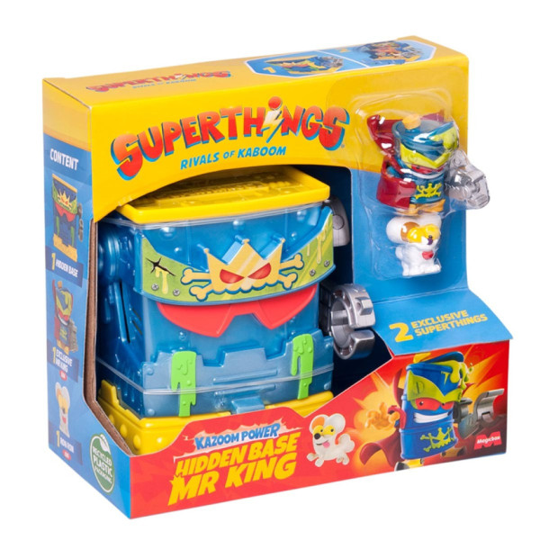 Дитячий ігровий набір "Прихована база містера Кінга" SuperThings PSTSP112IN240 серії "Kazoom Power" (PSTSP112IN240)
