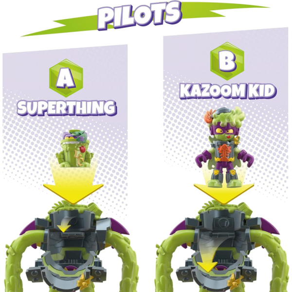 Ігровий набір Супербот Трешер Superthings S PSTSP116IN60 робот, казум-кид, фігурка (PSTSP116IN60)