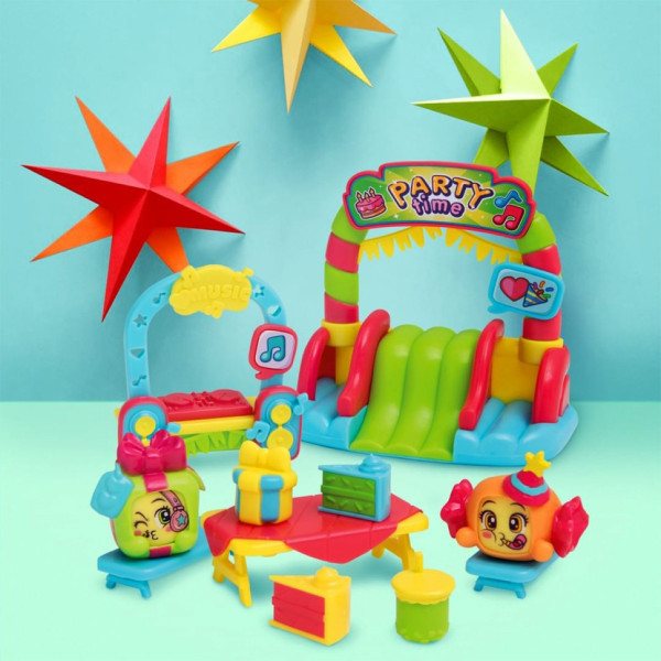 Дитячий ігровий набір "Вечірка" Moji Pops PMPSB216IN40 в асортименті, аксесуари та 2 фігурки (PMPSB216IN40)