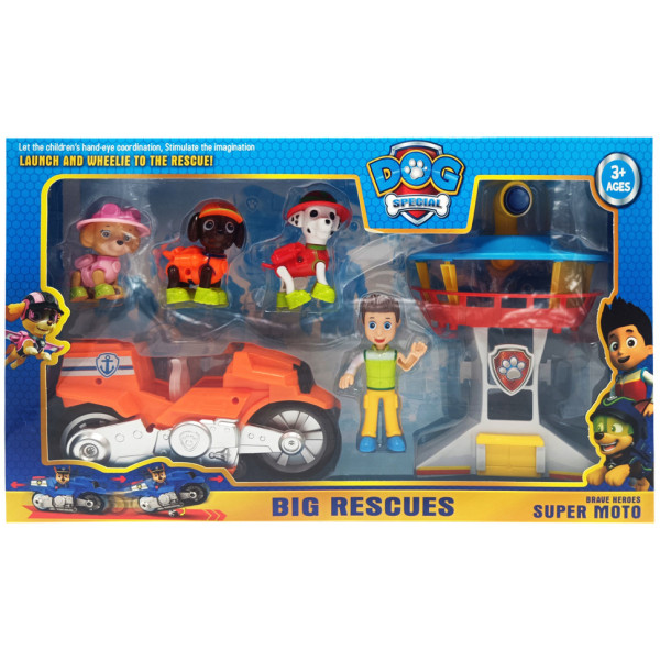 Набір героїв «Щенячий патруль» PB9905(Orange) фігурки з аксесуарами (PB9905(Orange))