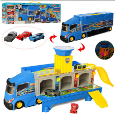 Іграшкова Вантажівка-паркінг "Гонка" HW-118, 3 машинки (HW-118)