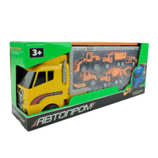 Дитячий трейлер із машинками PS006-4 у наборі 6 машинок (PS006-4)