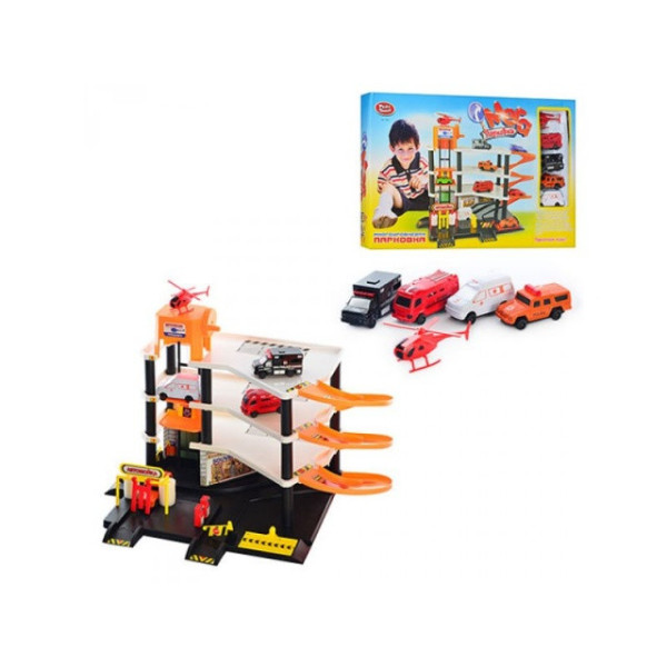 Игрушечный гараж 0846 с машинками