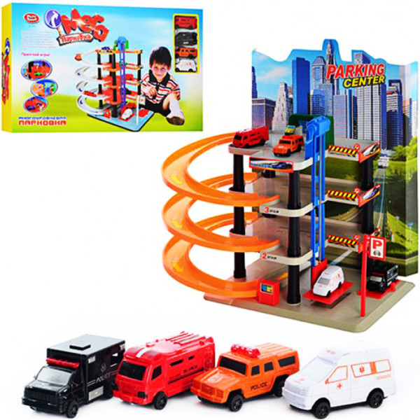 Детская парковка 0848 с машинками