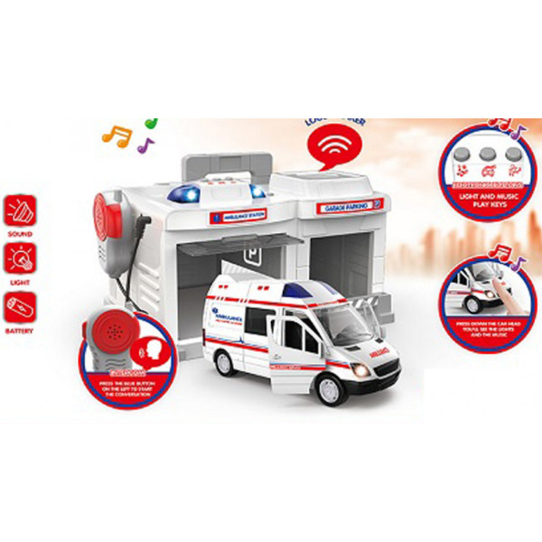 Дитячий ігровий паркінг спецслужб CLM-556/7/8, 3 види