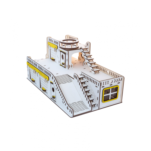 Іграшковий гараж для машинок. Гоночна база G001 дерев'яний