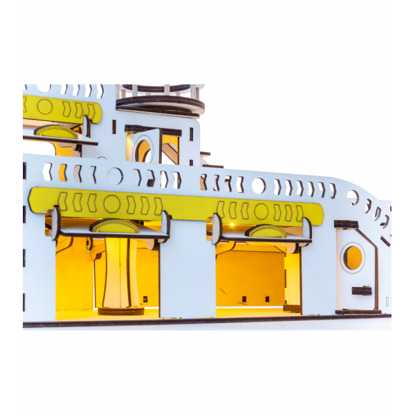 Іграшковий гараж для машинок. Гоночна база G002 зі світлом