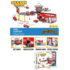 Іграшковий паркінг Пожежна станція P825-A з машинками