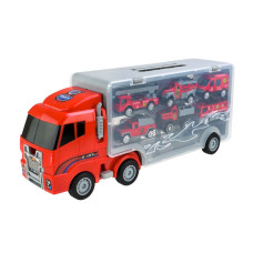 Дитячий трейлер з машинками PS006-2, 6 машинок (PS006-2)