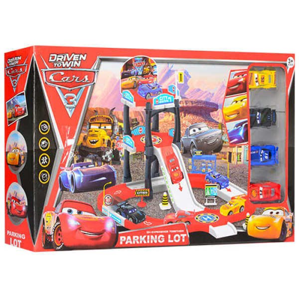 Дитячий ігровий набір Гараж Тачки 553-119 з машинками