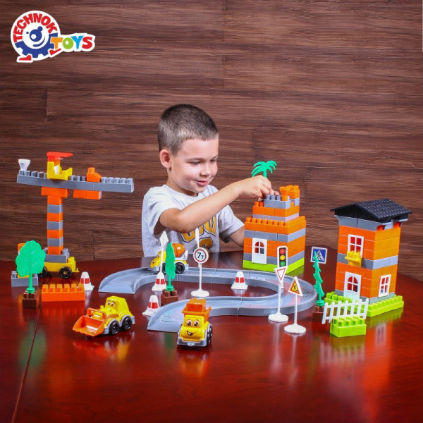 Ігровий набір конструктор 9994TXK 170 деталей та 3 машинки  (9994TXK)