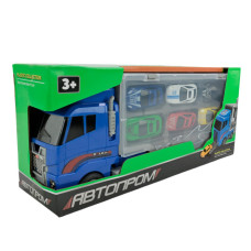 Дитячий трейлер з машинками PS006-1, 6 машинок (PS006-1)