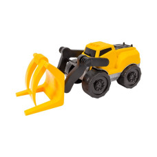 Дитяча автомодель Навантажувач ТехноК 8577TXK з маніпулятором Жовтий (8577TXK(Yellow))