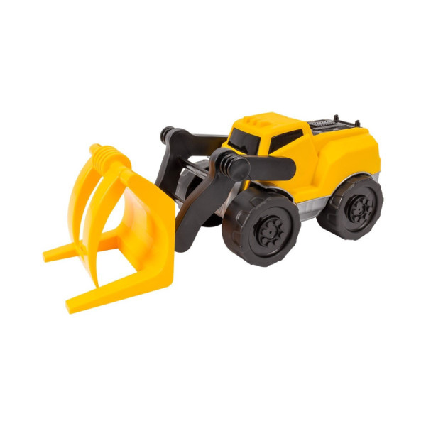 Дитяча автомодель Навантажувач ТехноК 8577TXK з маніпулятором Жовтий (8577TXK(Yellow))