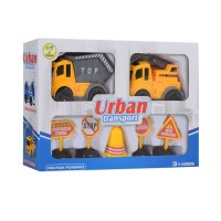 Дитячий ігровий набір спецтранспорту MY9002C з дорожніми знаками