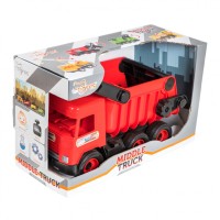 Игрушечный самосвал "Middle truck" 39486 с подвижным кузовом