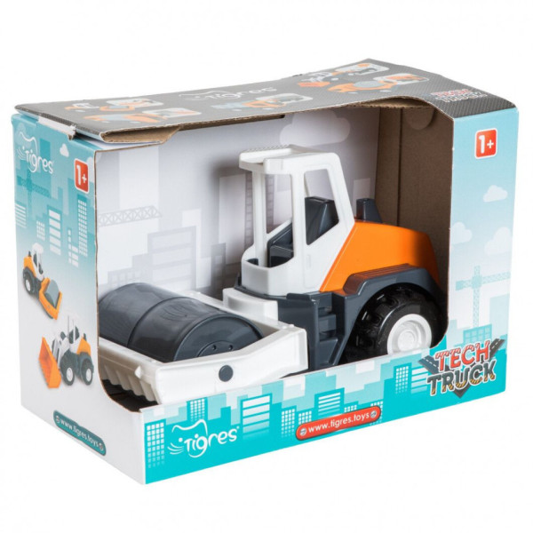 Игрушечное авто дорожной службы "Tech Truck" в коробке 39478 каток и бульдозер