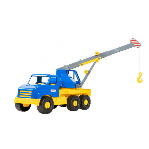 Игрушечный автокран "City Truck" 39396 с выдвижной стрелой