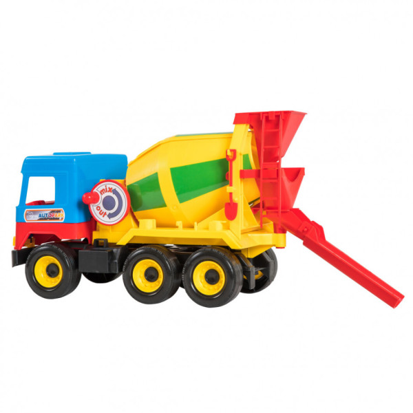 Игрушечная бетономешалка "Middle truck" 39223 с подвижными деталями