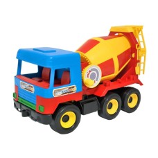 Іграшкова машинка Middle truck "Бетономішалка" 39223 (Red-Yellow)