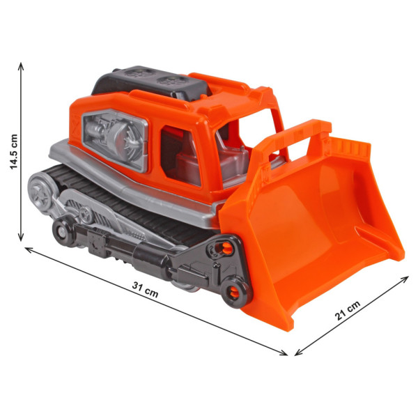 Дитяча іграшка Бульдозер 9680TXK помаранчевий, великий  (9680TXK)