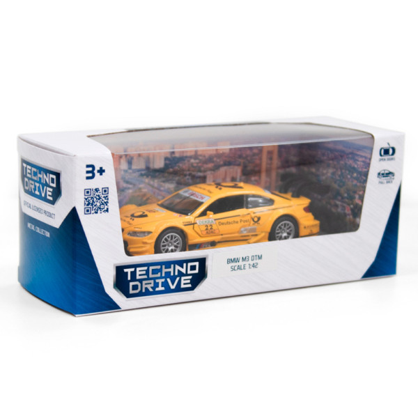 Дитяча автомодель BMW M3 DTM TechnoDrive 250257 жовтий (250257)