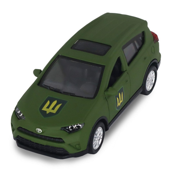 Автомодель серії "Шеврони Героїв" Toyota RAV4 "Сухопутні війська ЗСУ" TechnoDrive KM6198M2 (KM6198M2)
