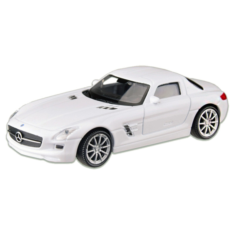 Машина металлическая MERCEDES-BENZ SLS AMG "WELLY" 44033CW масштаб 1:43