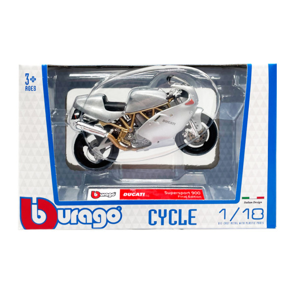 Дитяча модель Мотоцикла "Ducati SuperSport 900" Bburago 18-51030-14 масштаб 1:18 (18-51030-14)