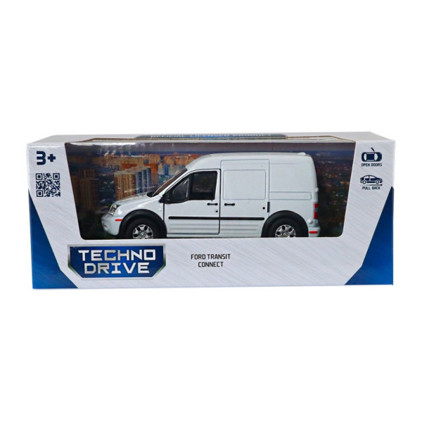Автомодель Ford Transit Connect TechnoDrive 250386W масштаб 1:43 (250386W)