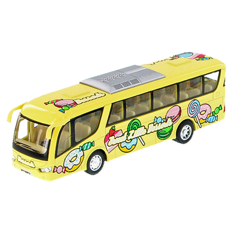 Машинка металлическая инерционная Автобус DESSERT Kinsmart KS7103W  1:65