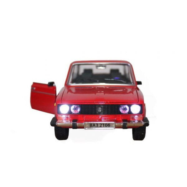 Моделька машини ВАЗ 2106 Автопром червона