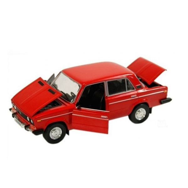 Моделька машини ВАЗ 2106 Автопром червона