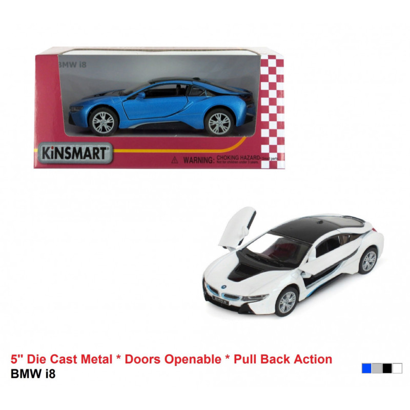 Дитяча колекційна модель BMW i8 KT5379W інерційна