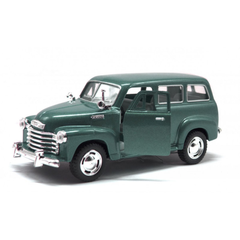 Колекційна іграшкова машинка CHEVROLET SUBURBAN CARRYALL 1950 KT5006W інерційна
