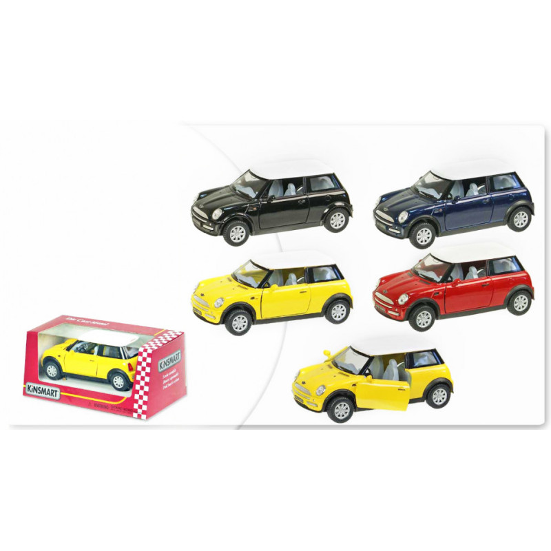 Машинка для хлопчика модель Mini Cooper "KINSMART" KT5042W інерційна