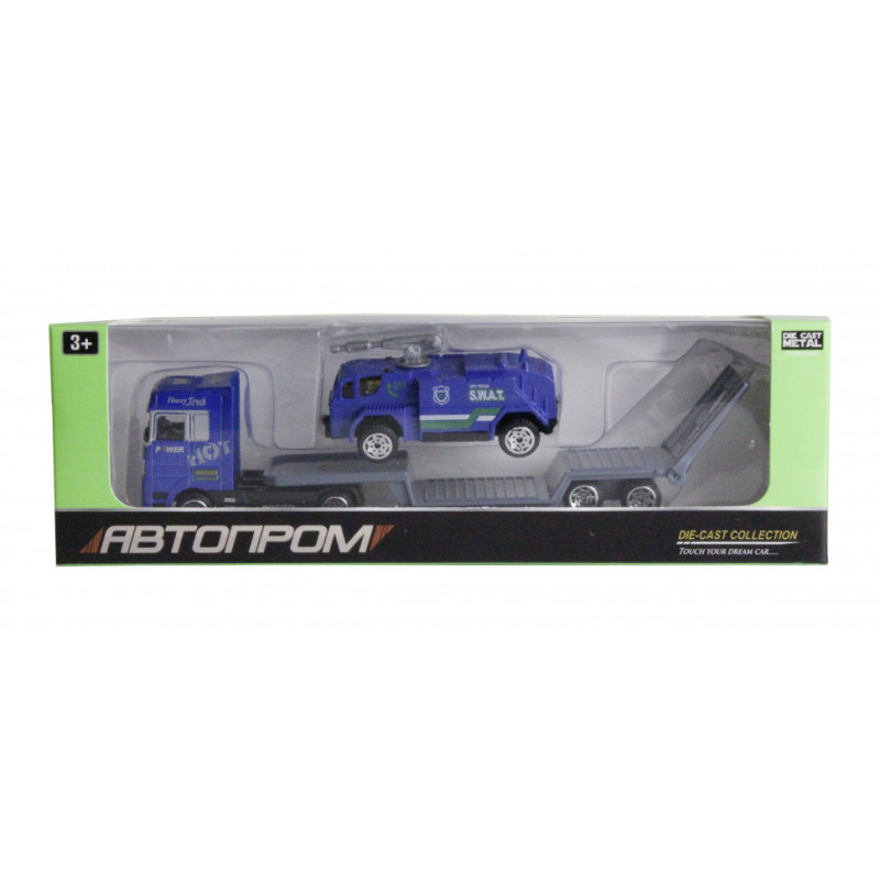 Іграшковий трейлер з джипом 7879 "АВТОПРОМ"