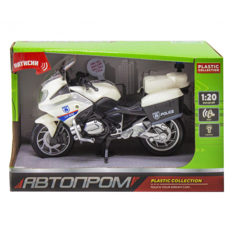 Іграшковий мотоцикл "АВТОПРОМ" 7962 зі звуковими ефектами