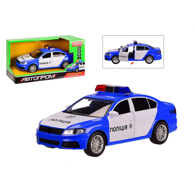 Игрушечная машина  7967 "АВТОПРОМ"  со звуковыми эффектами