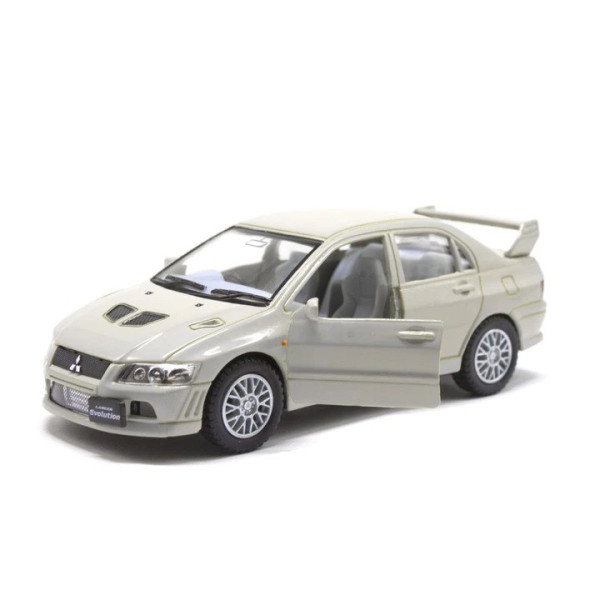 Колекційна машинка "Mitsubishi Evolution VII" KT5052W(Silver) масштаб 1:42 (KT5052W(Silver))